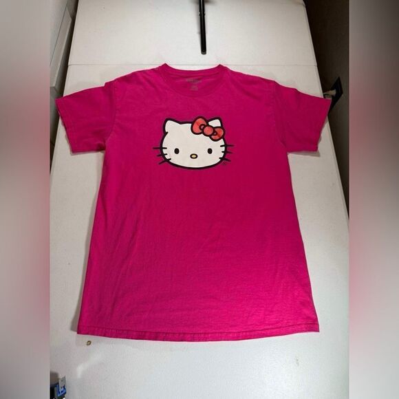 AntiSocial Social Club x Hello Kitty Pink T-shirt Men's size M - Picture 3 of 7
